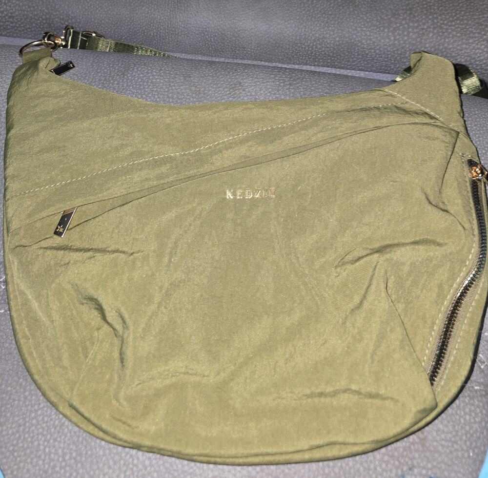 Kedzie Olive Green Crossbody Bag